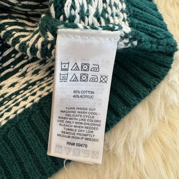 Tahari Shawl Collar Fair Isle Unisex Sweater 2T - Picture 4 of 9